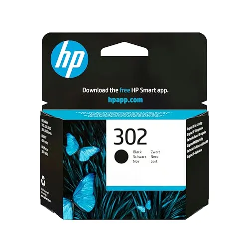 HP 302 F6U66AE Druckerpatrone Schwarz von HP