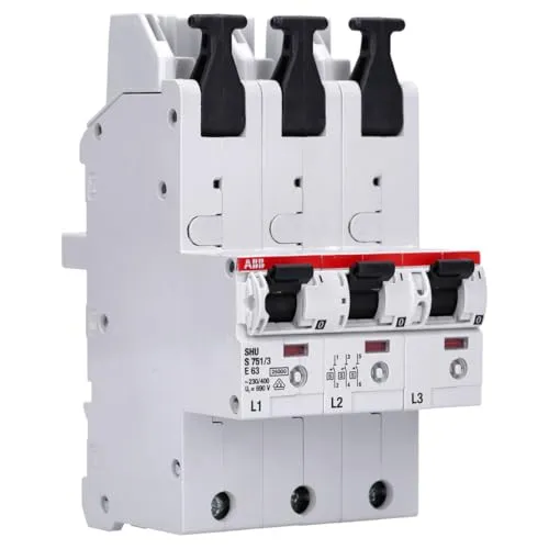 ABB Leitungsschutzschalter 3polig (2CDS781001R4632) - Zuverlässiger Schutz für Ihre elektrischen Anlagen, ideal für den Einsatz in Wohn- und Gewerbeimmobilien