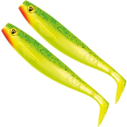 Fox Rage Pro Shad 14cm - 2 Gummifische, Farbe:UV Lemontiger