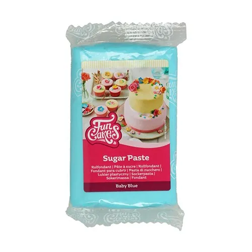 FunCakes Fondant Baby Blue - 250g in blau von Tortenbilddruckerei