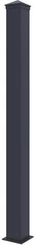 G21 Zaunpfosten 10x169 cm mit Fuß, anthrazit