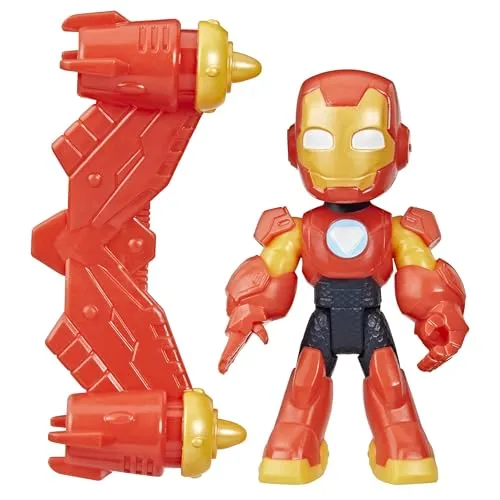 Marvel Iron Man and his Awesome Friends Iron Man Action-Figur, Spielzeug mit Accessoire
