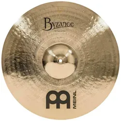Meinl Byzance Brillant 20 Zoll Medium Ride Becken - Schlagzeug Becken aus handgehämmertem B20 Bronze, bietet brillanten Klang und artikulierte Bell – ideal für professionelle Drummer und vielseitige Musikstile.