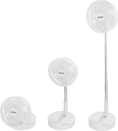 Aktive Faltbarer 4-gang-usb-standventilator Durchsichtig One Size / EU Plug 220V Durchsichtig One Size