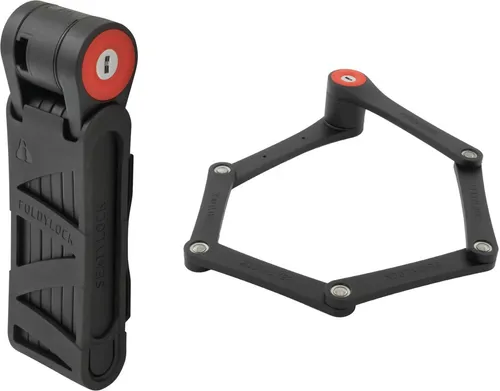 Voxom Fahrradschloss Faltschloss 85 schwarz - Kompaktes, sicheres Faltschloss - Fahrradschlösser, bietet hohe Sicherheit bei kompaktem Design – ideal für unterwegs.