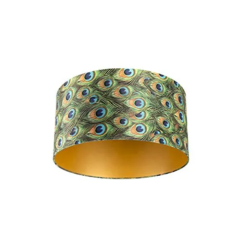 Qazqa Modern Lampenschirm in grün von QAZQA