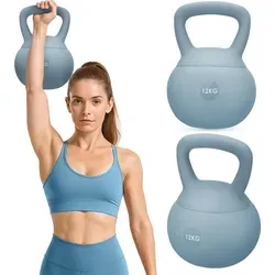 Gymtek® Weiche Kettlebell Hantel in blau von Gymtek