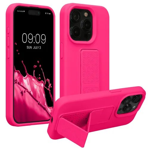 Hülle für iPhone 15 Pro Max Hülle Silikon Case Handy Cover Fingerhalter
