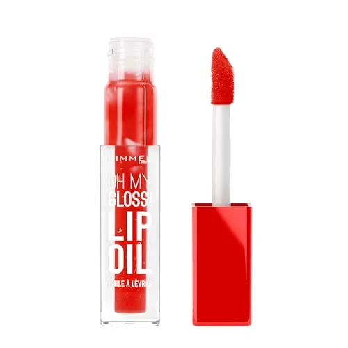 RIMMEL LONDON Oh My Gloss! Lip Gloss #004 Vivid Red 6ml