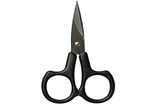 Rayher 8937900 Spitze Papierschere, 11 cm, aus Edelstahl, spitz, scharf, klein, geschliffene Schneidekanten, für Präzision beim Schneiden von Papier, Papiergestaltung