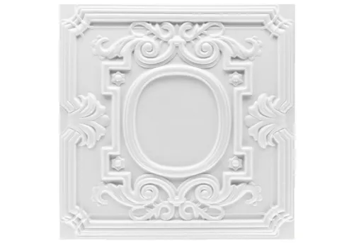 Hexim Wanddekoobjekt NR.35 – 50x50 cm XPS Deckenplatten - Stilvolle Deko-Objekte für Ihre Decke – Die feuchtraumgeeigneten XPS-Platten sind leicht, schall- und wärmedämmend und überstreichbar. Ideal für kreative DIY-Projekte in Bad oder Keller!