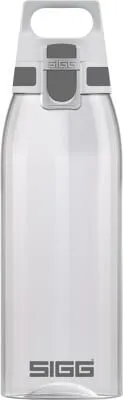 SIGG Total Color One Trinkflasche, 1 L, transparent