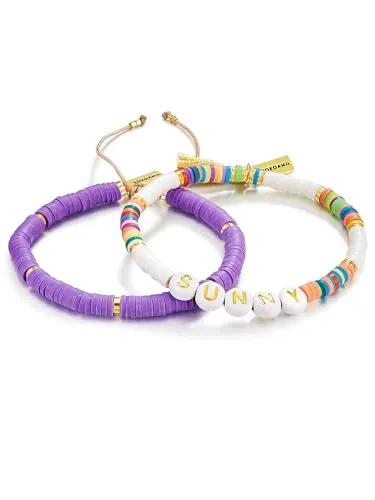 Yokoamii Damen Set (Armband 2er) in gelb von Yokoamii