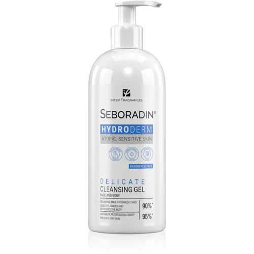 Seboradin Hydroderm sanftes Reinigungsgel für Körper und Gesicht für empfindliche Haut 400 ml
