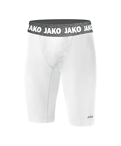 JAKO Herren Short Tights Compression 2.0, Weiß, S in weiß von JAKO