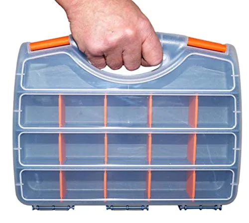 Sortimentskasten Sortierkasten Sortimentskoffer Kleinteile Organizer leer 32x25,5x6cm