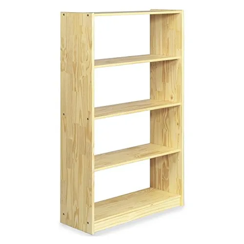 IDIMEX Standregal mit 5 Böden - Bücherregal aus massivem Kiefer, bietet viel Platz und besticht durch sein schlichtes Design, ideal für jeden Raum.