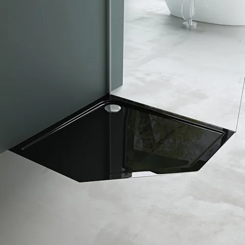Mai & Mai Duschwanne Duschtasse 100x100 Fünfeckig Schwarz von Mai & Mai