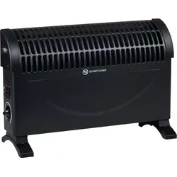 alpina Elektrischer Heizlüfter 1500W – Heizkörper Konvektorheizung – Heizstrahler mit regelbarem Thermostat und 3 Heizstufen – Elektroheizk... - Weiß