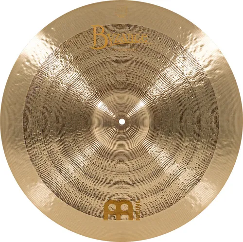 MEINL B22TRR Byzance Jazz Tradition Ride 22 Zoll - Becken, bietet einen warmen, komplexen Klang und ist ideal für Jazzmusik und kreative Percussion-Arrangements.