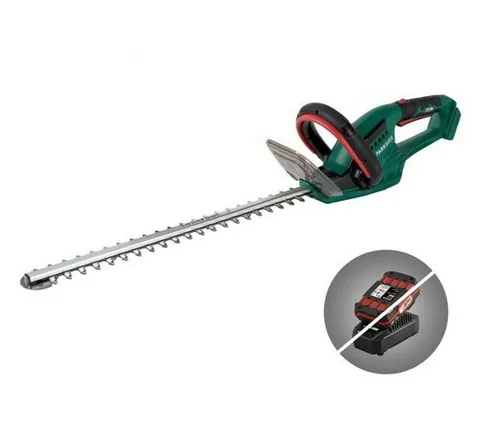 Parkside Akku-Heckenschere PHSA 20-Li - kabellos für präzises Schneiden - Kabellose Heckenschere für müheloses Schneiden, Teil des 20 V Teams. Perfekt für Gartenarbeiten, leicht und handlich für maximale Flexibilität.