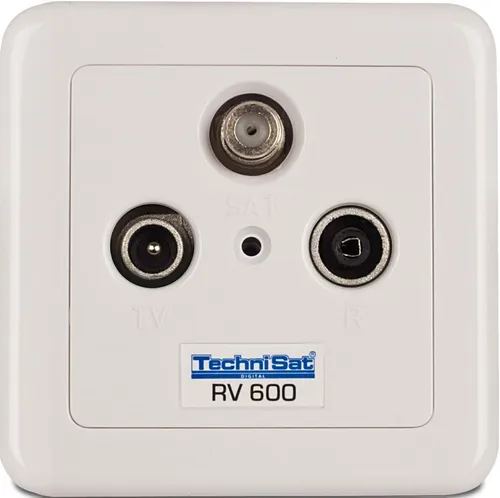 TechniSat SAT-Durchgangsdose RV600-13 Antennsteckdosen 0000/3181