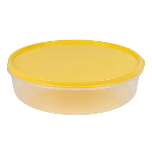Cofan Gelbe, runde Tortilla-Brotdose, 24,5 x 6,5 cm, Einzelverkauf