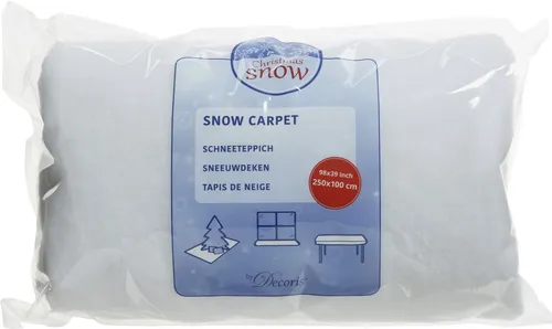 Kaemingk Schneeteppich weiß 250 x 100 cm in weiß von Kaemingk