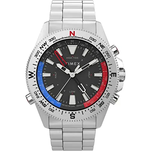 Timex Herren Expedition North Tide-Temp-Compass Uhr - Armbanduhren, militärischer Stil mit 100 m Wasserdichtigkeit und praktischen Funktionen wie Kompass und Temperaturanzeige.