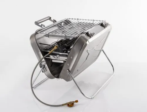 Holiday Travel Koffergasgrill aus Edelstahl von Holiday Travel