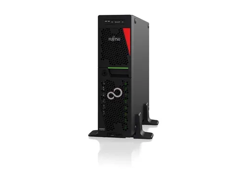 Fujitsu PRIMERGY TX1320 M6 UCFF-Server, Intel Xeon 6325P, 32 GB DDR5 ECC, 4 × 2,5-Zoll-Hot-Swap-Schächte, 2 × 500 W