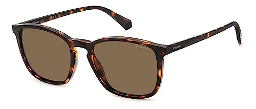 Polaroid PLD 4139/s Unisex Sonnenbrille, 086/SP Havana, 54 - Sonnenbrille für Damen mit UV-Schutz, stylischem Havana-Design und schützendem Etui – ideal für sonnige Tage!