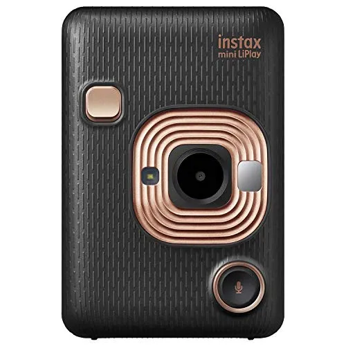 Fujifilm Instax mini LiPlay – elegante Sofortbildkamera in Schwarz - Sofortbildkamera mit Bluetooth-Funktion, ideal für kreative Schnappschüsse und sofortige Ausdrucke. Perfekt für unvergessliche Momente unterwegs.