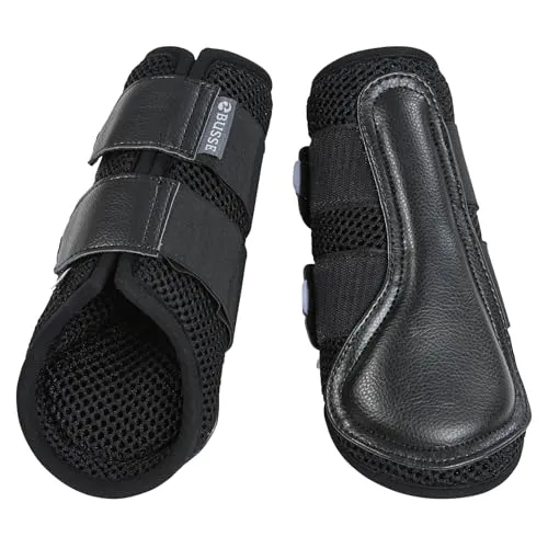 Gamaschen 3D AIR EFFECT - Gamaschen für Pferde, Größe L, schwarz, mit innovativem 3D Air Effect für optimale Belüftung und Komfort während des Trainings.