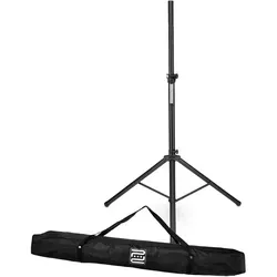 Pronomic SPS-1A Boxenstativ Alu Set mit Tasche - Boxenstative, extra stabile Dreibein-Konstruktion, ausziehbar von 125-197 cm, max. Belastbarkeit 50 kg, im praktischen Sparset mit Tasche.