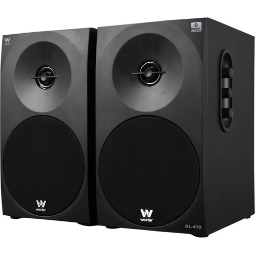 Woxter Dynamic Line DL-410 BT Lautsprecher - Bluetooth Stereo-Lautsprecher mit 150W Leistung, ideal für TV und Konsolen, aus Holz mit einstellbarem Bass und Höhen für ein optimales Klangerlebnis.