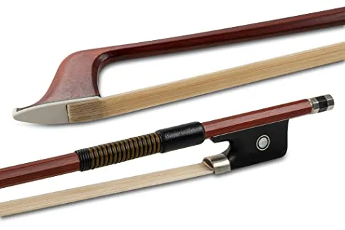 GEWA Cellobogen Massaranduba 4/4 - Hochwertiger Cellobogen mit kantiger Stange und Neusilber, ideal für anspruchsvolle Cellisten, bietet exzellente Klangübertragung und Spielkomfort.