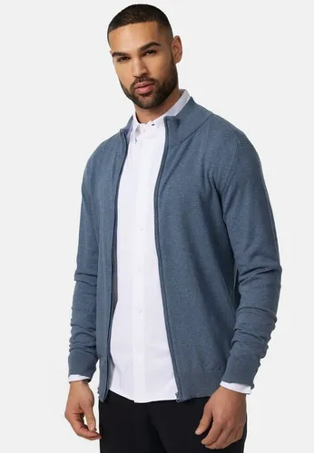 Indicode Herren Lau Strickjacke mit Stehkragen - Strickjacke für Herren aus 80% Baumwolle, Regular Fit für optimalen Tragekomfort, ideal für lässige Looks und umweltfreundlich verpackt.
