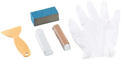 AGT Waschbecken Reparatur: Sanitär-Reparaturkit für Bad, Dusche, Wannen & WC (Sanitär Kit, Emaille Toilette reparieren, Reparaturset Badewanne)