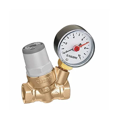 Caleffi Schräger Mikrodruckminderer mit Manometer von Caleffi