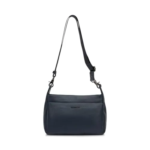 Mandarina Duck Mellow Leather Umhängetasche 36 cm - dress blue *NEU* - Ranzen, Taschen & Rucksäcke – Stilvolle Umhängetasche aus hochwertigem Leder, ideal für modebewusste Frauen, leicht und praktisch für den Alltag.
