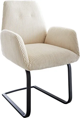 DELIFE Freischwinger Zoa-Flex Cord Beige in beige von Delife