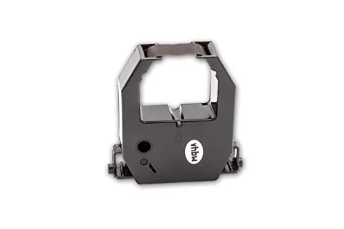 vhbw Farbband Schriftband kompatibel mit Amano BX6400, BX6000, BX6200, EX3000, EX3100, EX3200, EX3500 Nadeldrucker, Bondrucker - Schwarz