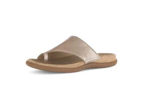 Gabor Damen Pantoletten Mutaro - Bequeme Sommerschuhe für jeden Tag - Damen-Hausschuhe: Bequeme Gabor Pantoletten mit Leder-Innenmaterial und flachem Absatz, ideal für den Sommer und entspannte Freizeitaktivitäten.