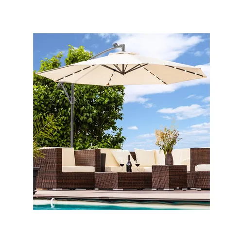 Luxus Sonnenschirm mit LED Beleuchtung 300cm