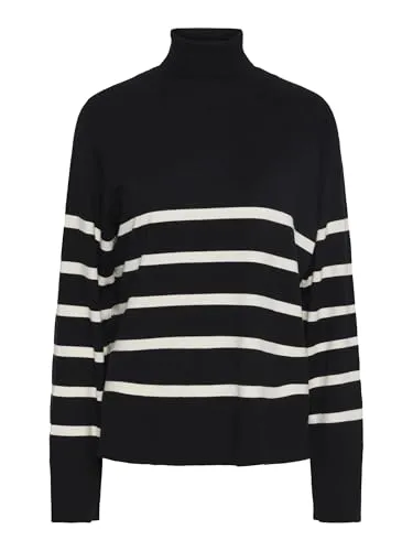 PIECES Pcsia Ls Rollneck Knit Noos Bc