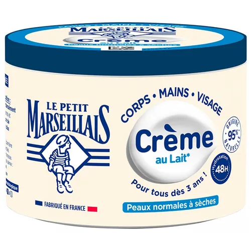 Le Petit Marseillais Milchcreme 48H Feuchtigkeitsversorgung Normale bis Trockene
