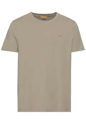 camel active Herren Basic Kurzarm T-Shirt Khaki, 3XL - Komfortables Kurzarm T-Shirt mit Rundhalsausschnitt. Der Regular Fit sorgt für ein angenehmes Tragegefühl. Hergestellt aus reiner Baumwolle, ideal für vielseitige Looks und pflegeleicht. Verfügbar in mehreren Farben.
