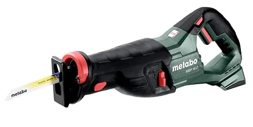 Metabo SSEP 18 LT Akku-Säbelsäge Solo - kraftvoll und flexibel - Akku-Säbelsäge mit 18 Volt Leistung, ideal für präzise Schnitte in Holz und Metall, perfekt für den mobilen Einsatz ohne Kabel.