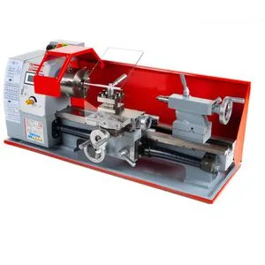 Holzmann Maschinen ED400FD_230V Metall Drehmaschine 450W - Metallbearbeitung, leistungsstarke 450W Drehmaschine für präzise Bearbeitung von Metallteilen, ideal für Hobbyisten und Profis.